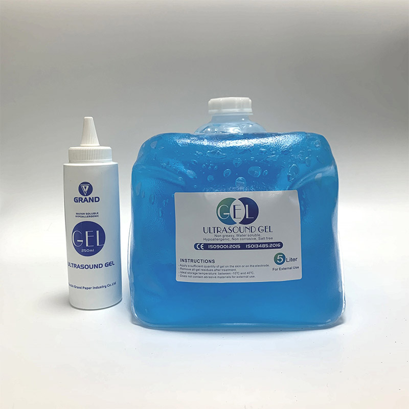 Transparent And Blue Gel